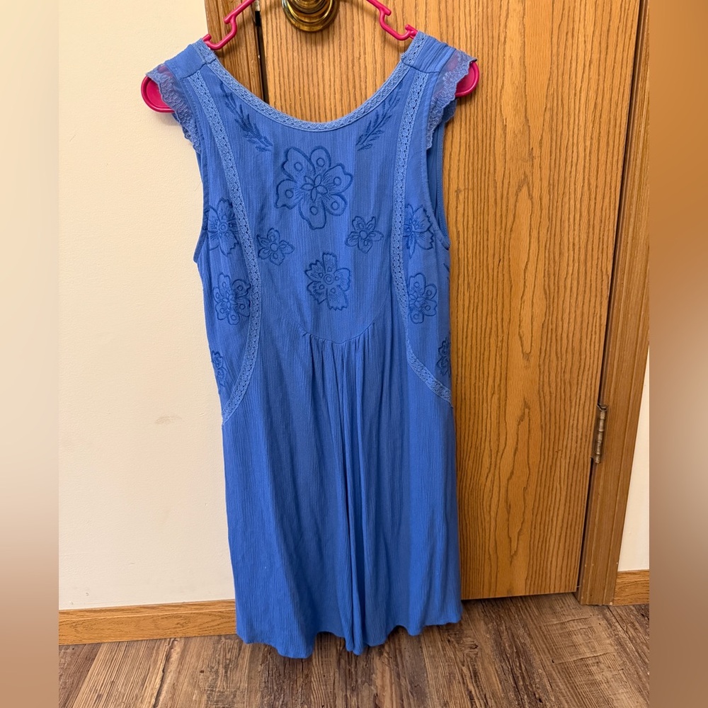 Free People Blue Mini Dress